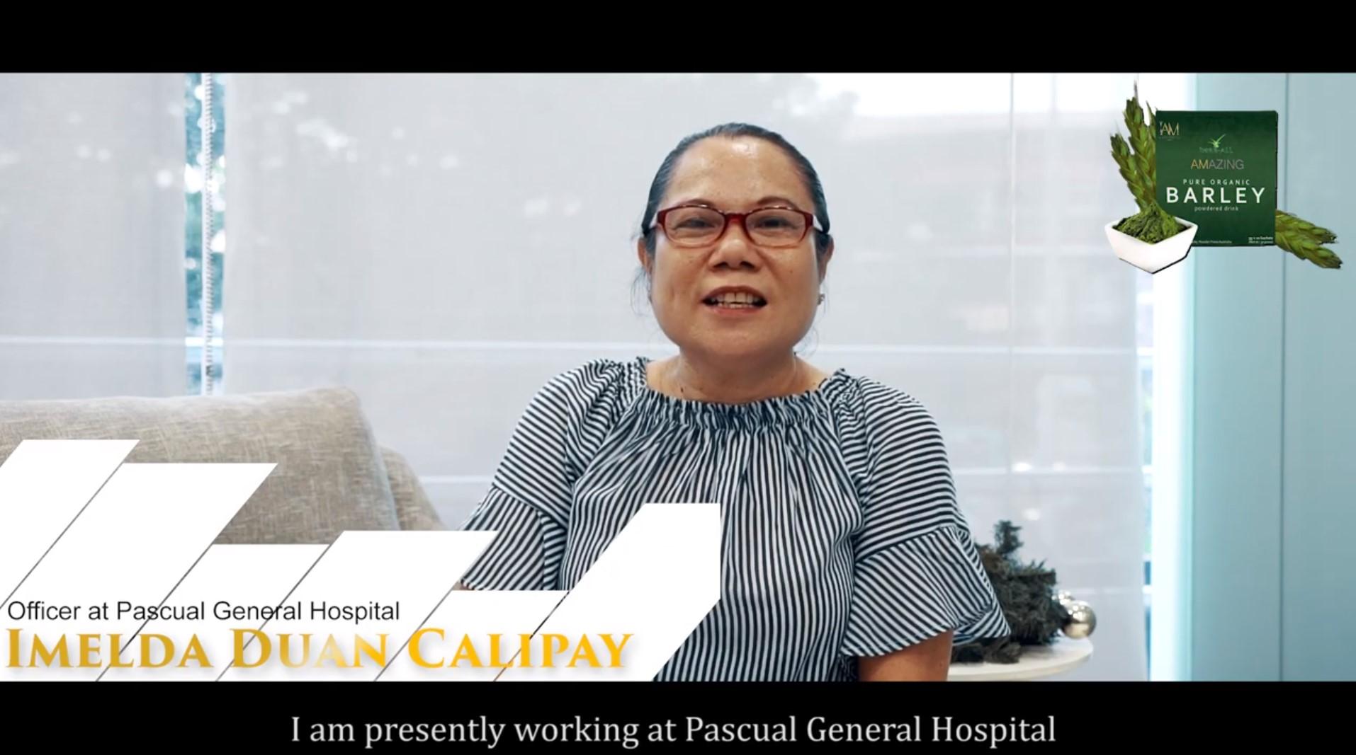 Imelda Calipay product testimony